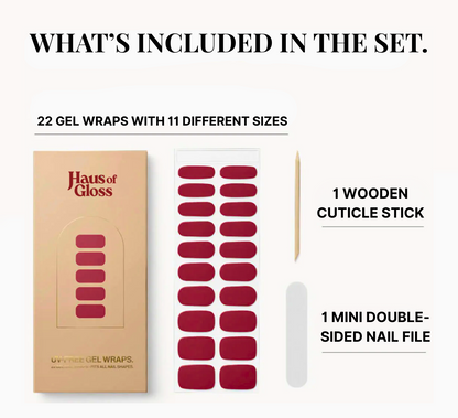 Salonless Édition — UV-Free Gel Wrap Starter Pack.
